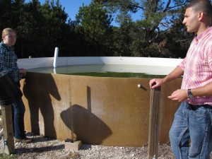 Wastewater holding tanks. Photo by Andrew David Thaler