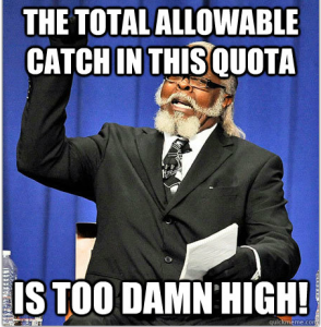 Jimmy McMillan wishes that the quota followed scientific recommendations more closely