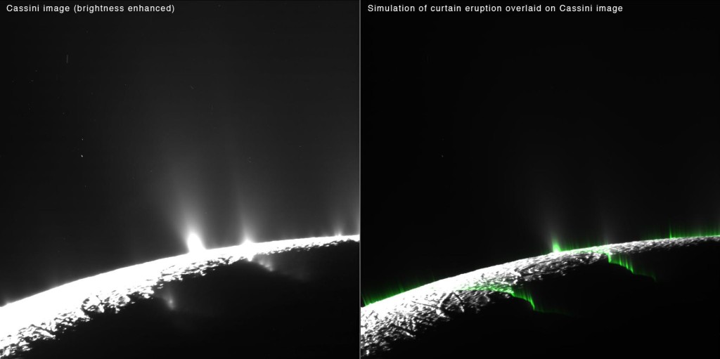 The Ice Geysers of Enceladus.