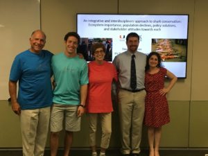 The fam attending my dissertation defense