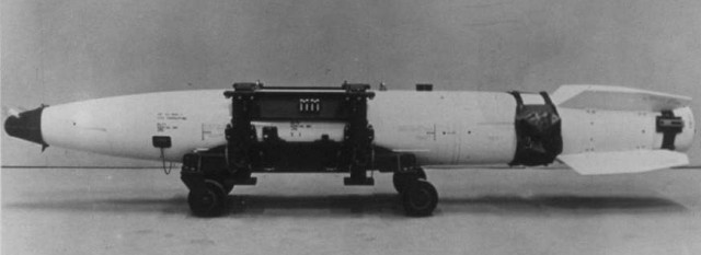 A Mark-43 nuclear bomb. One of these is at the bottom of the sea. 