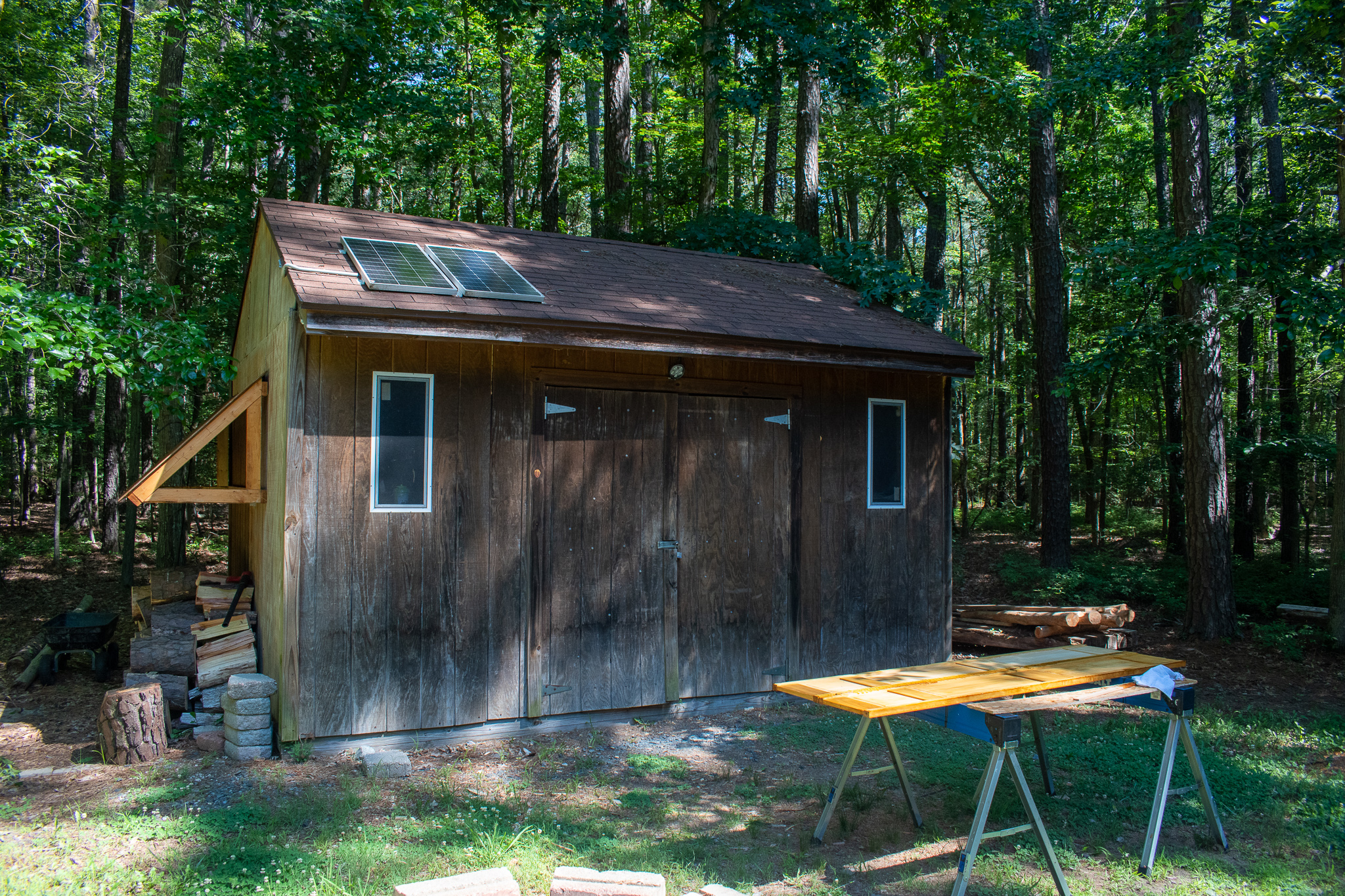 I turned my woodshop into a personal solar farm.